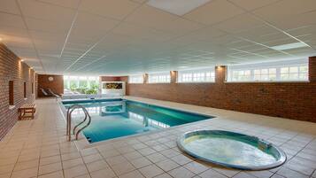 Indoor pool, a heated pool