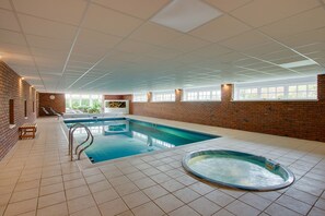 Indoor pool, a heated pool