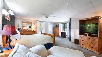 5 dormitorios, tabla de planchar con plancha, wifi y ropa de cama