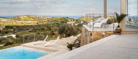 Una piscina riscaldata