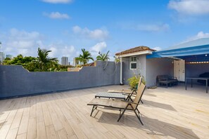 Terrace/patio - Victoria Park | All-Suite | Roof Deck with Downtown Skyline Views, Patio (Fort Lauderdale)