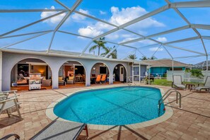 Una piscina riscaldata