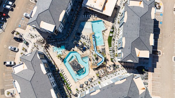 Indoor pool, a heated pool
