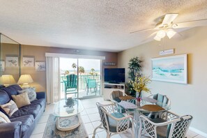TV, DVD player - Plantation Palms #205 with Resort Pools, Hot Tubs & Tennis | Steps to Beach (Fort Morgan)