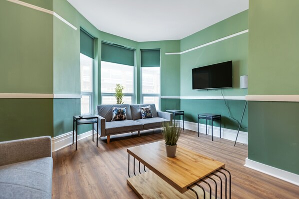 Panoramic-Apartment, mit Bad (Forest) | Lounge