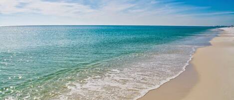 Beach nearby, beach towels