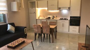 Fridge, oven, dishwasher, electric kettle