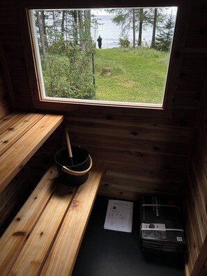 Interior - Tamarack House & Sauna coming 11/25 on Gitchigami (Hovland)