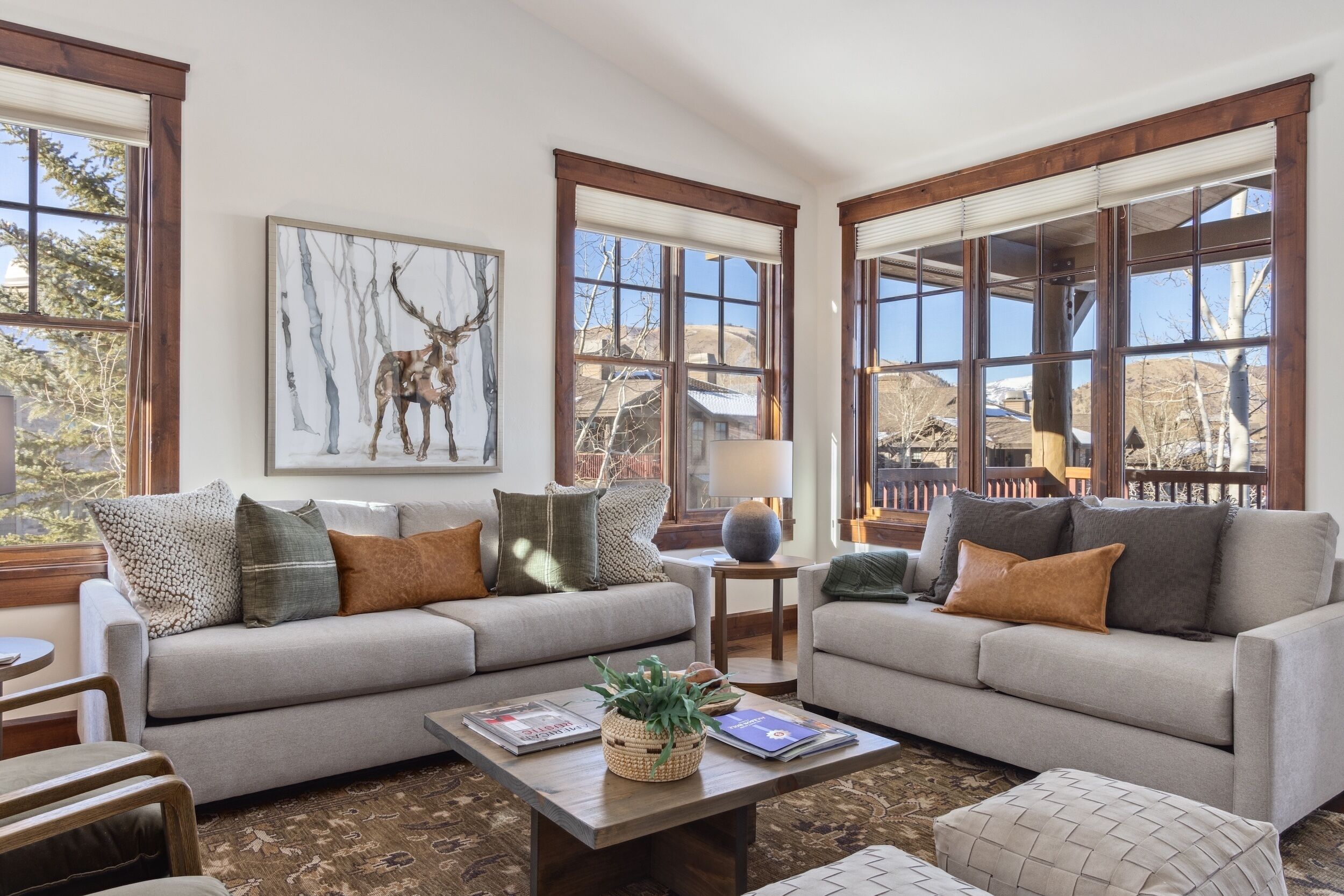 Smart-tv och eldstad