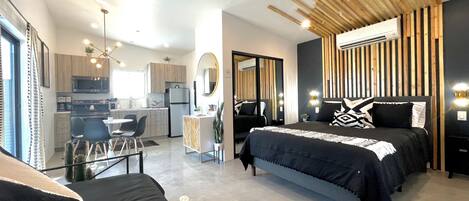 1 soverom, strykejern/-brett, wi-fi (inkludert) og sengetøy