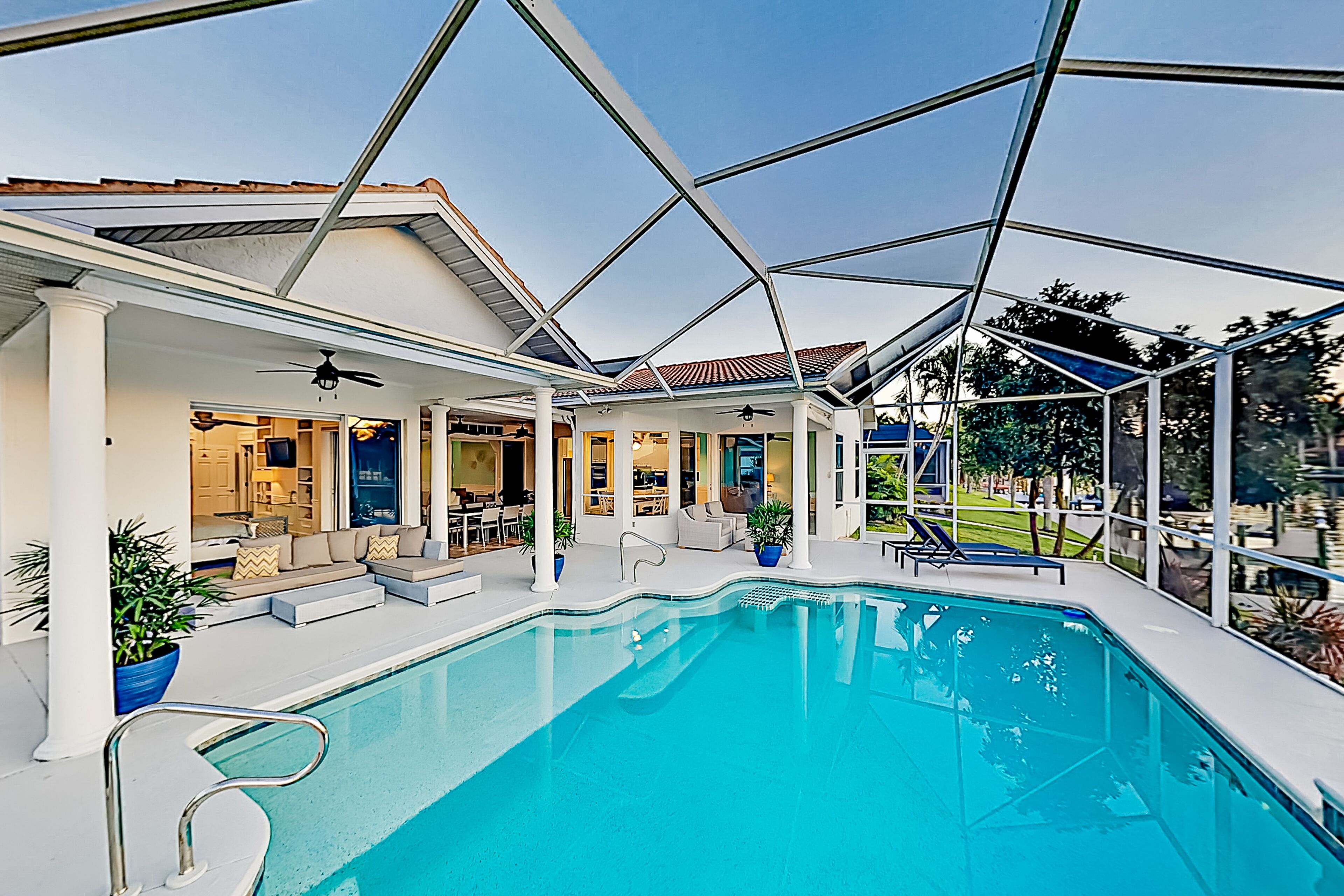 Luxurious Waterfront Retreat | Pool, Spa, Screened Lanai & Private Boat Dock