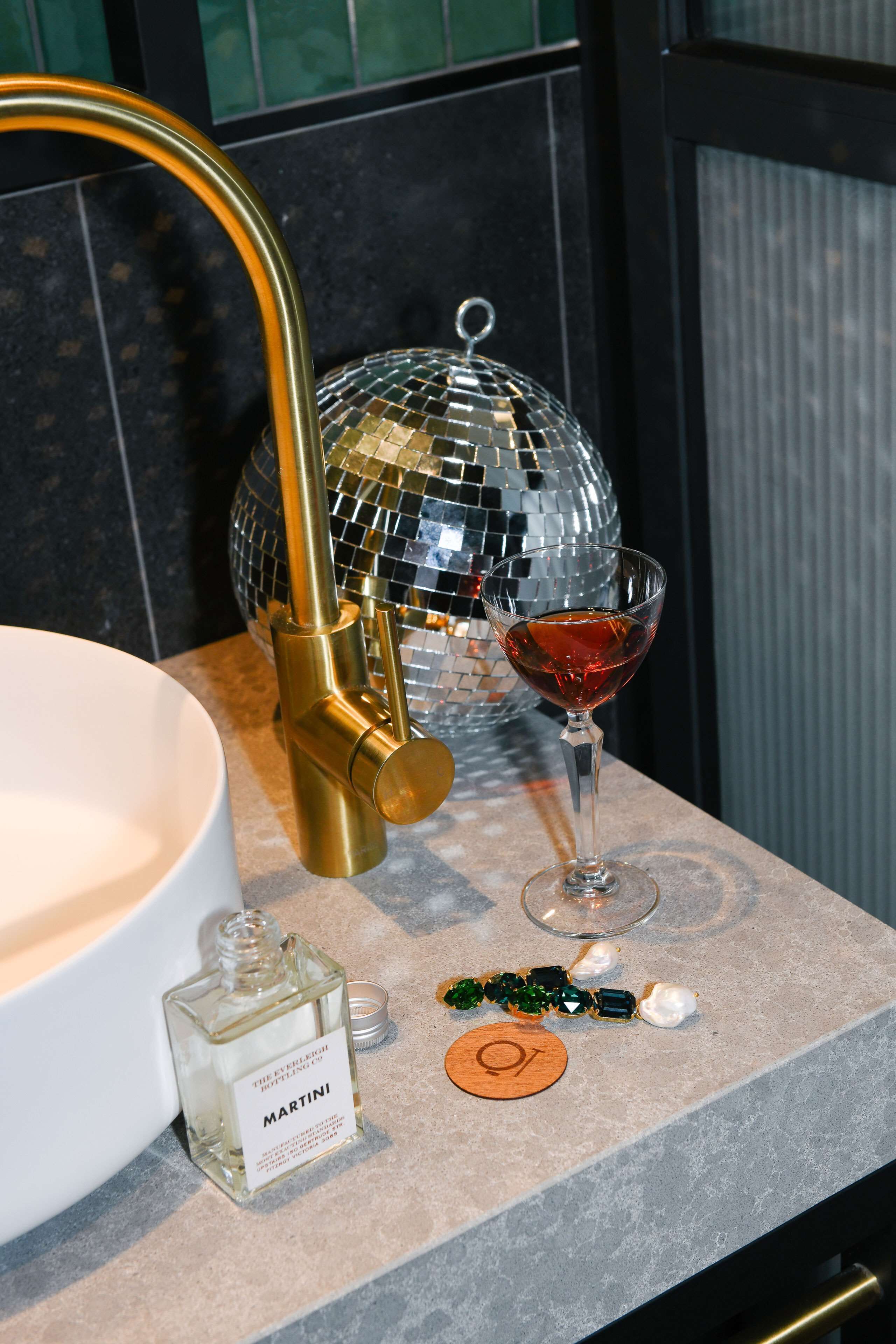 designer toiletries, hair dryer, bathrobes, towels