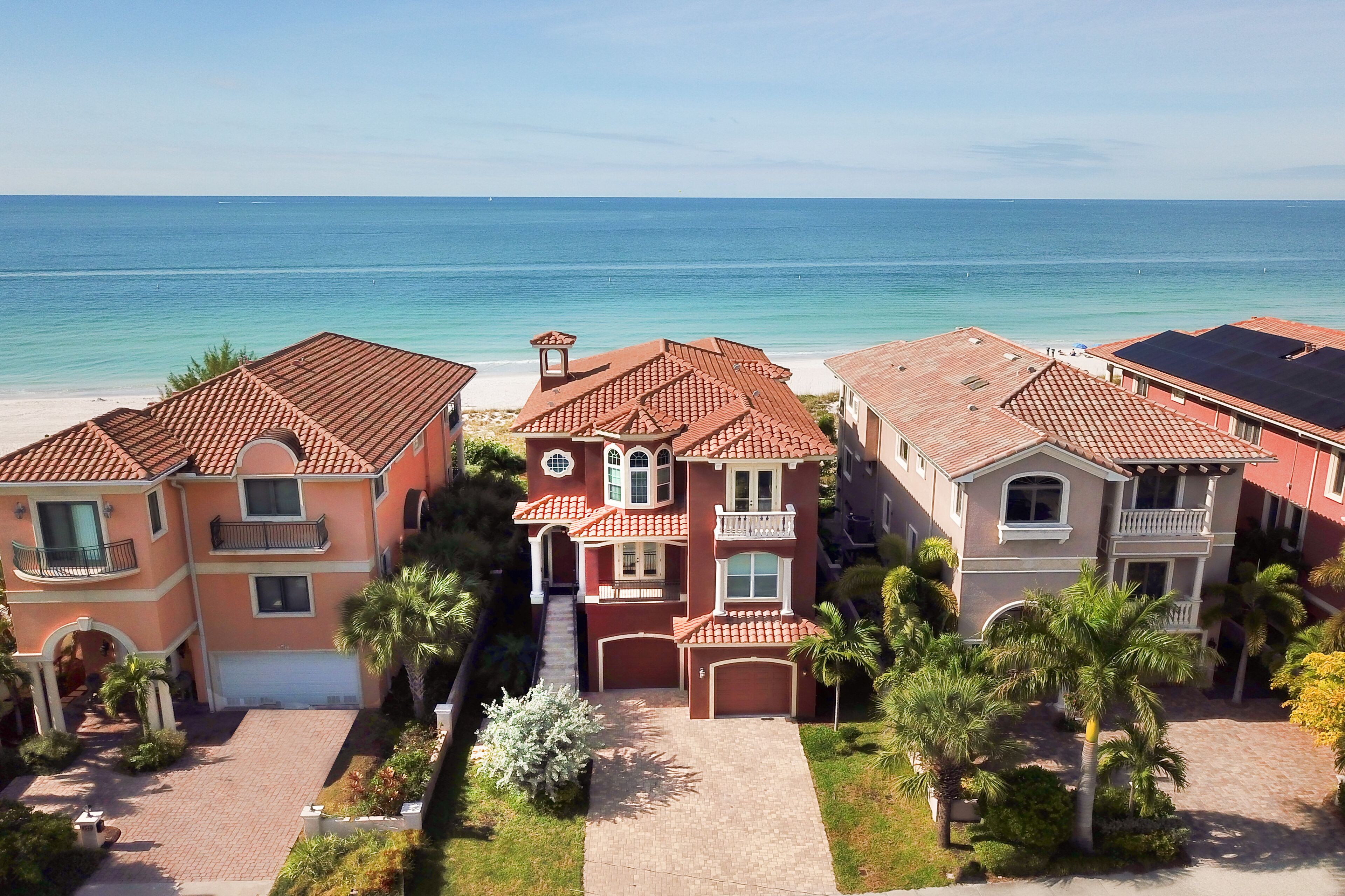 Gulf-front estate with heated pool & balcony views - direct beach access