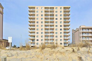 Exterior - Oceanfront Condo with Balcony, WiFi, Central AC, W/D & Shared Outdoor Pool (Ocean City)
