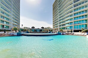 Indoor pool, a heated pool