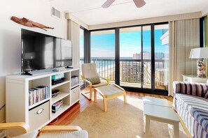 TV, DVD player, foosball