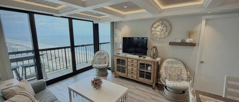 TV, DVD player, table football