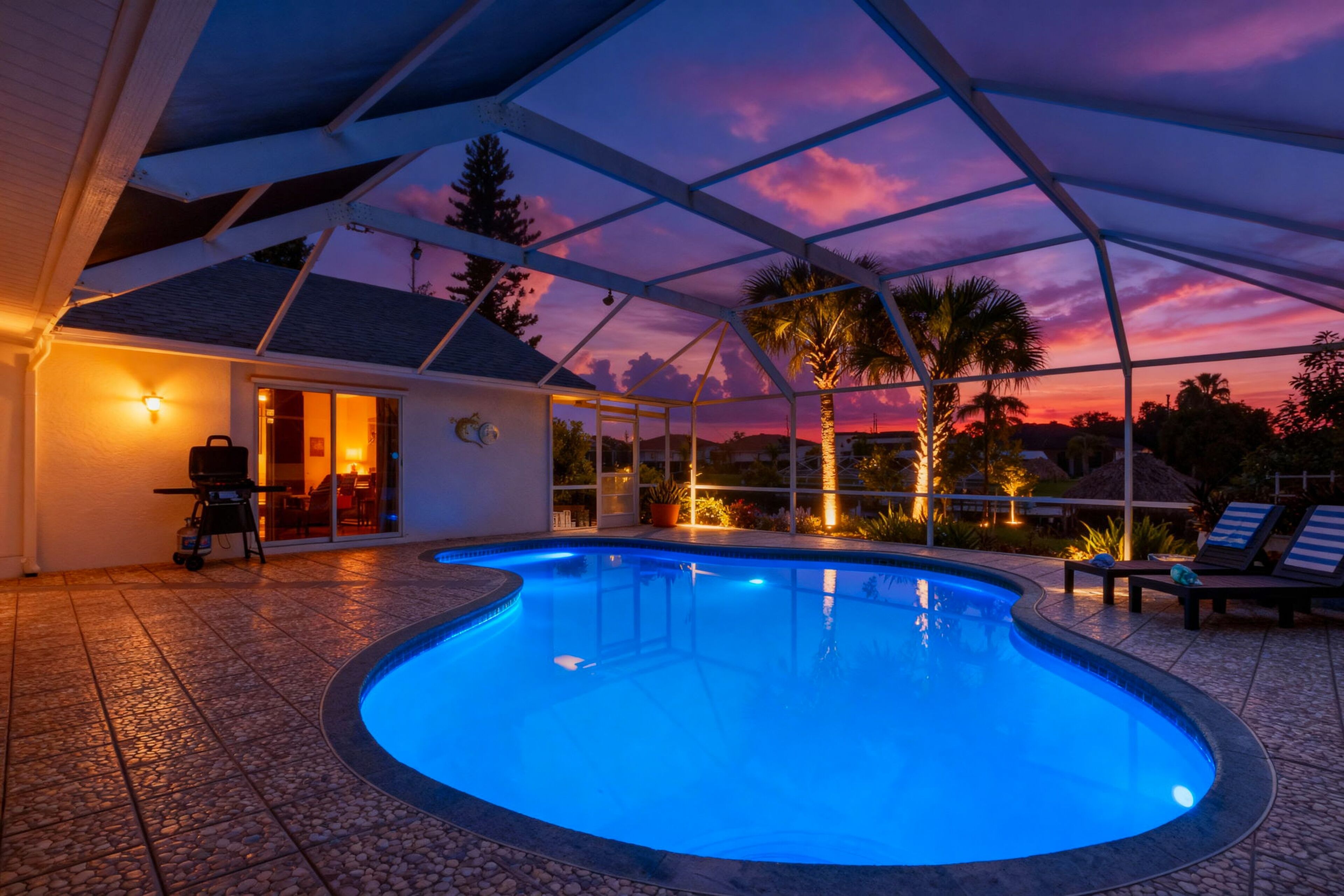 Una piscina climatizada