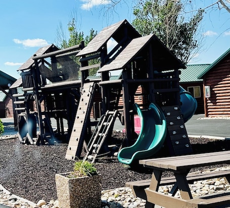 Children's play area - outdoor. Badlands Frontier Cabins