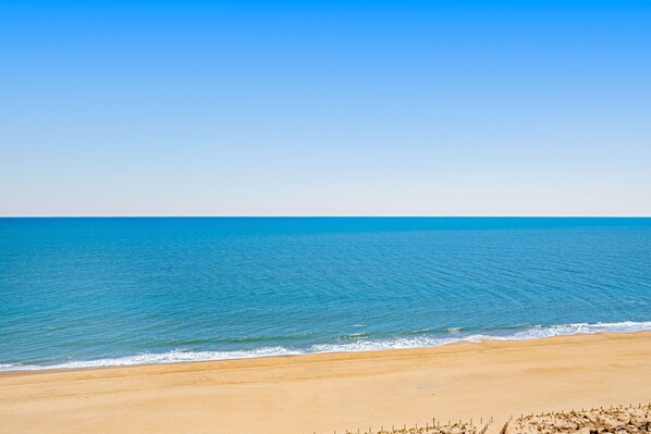 En la playa