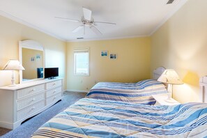 3 habitaciones, acceso a internet y ropa de cama 