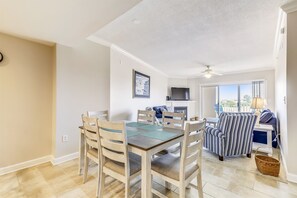 Dining - Canal-Front Condo 3 Blocks from Beach w/Private Balcony & Shared Outdoor Pool (Ocean City)