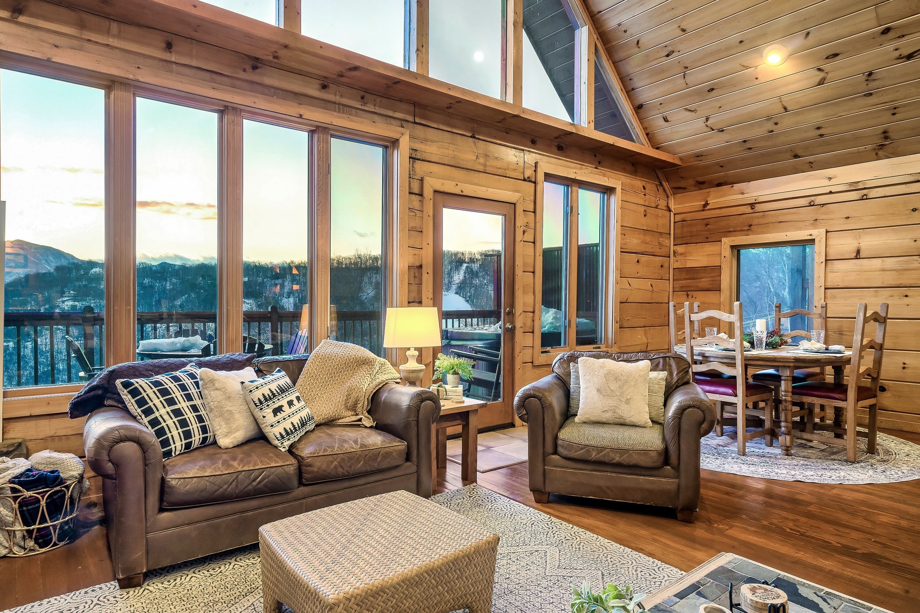 Una Smart TV, una chimenea