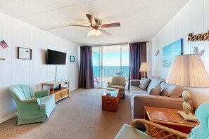 Televisión y reproductor de DVD 