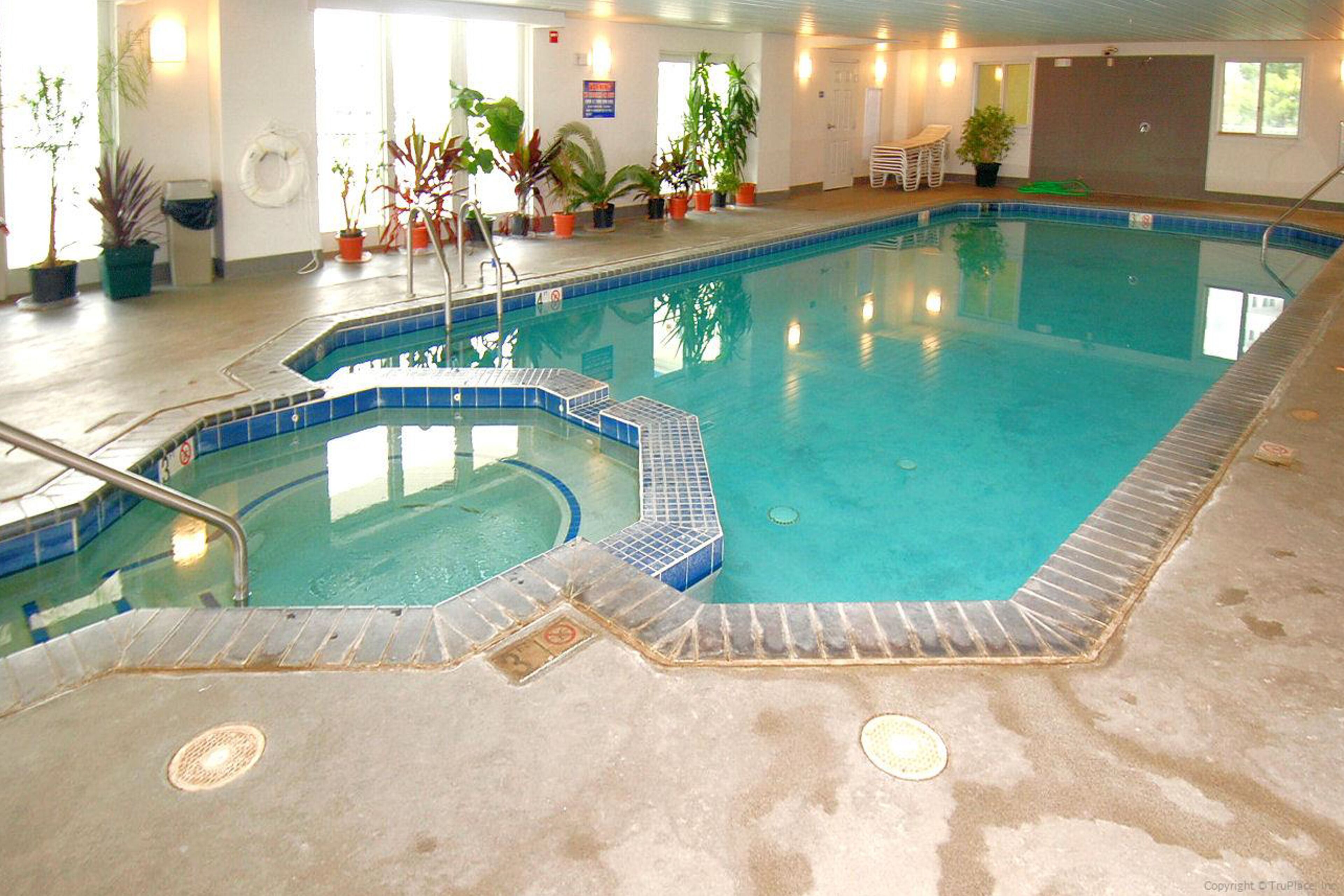 Indoor pool, a heated pool