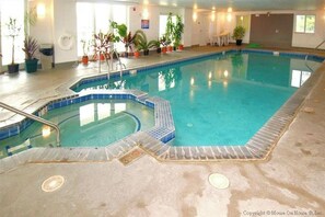 Indoor pool, a heated pool