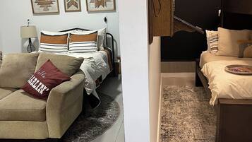 2 habitaciones, tabla de planchar con plancha y wifi gratis