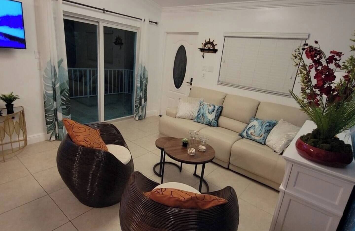 TV connectée, cheminée