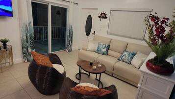 TV connectée, cheminée