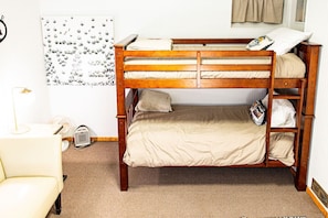 Desk, iron/ironing board, travel crib, WiFi (free)