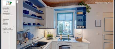 Jääkaappi, uuni, astianpesukone, kahvin-/teenkeitin