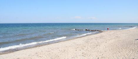 Beach nearby, sun-loungers