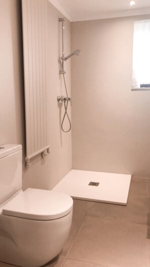 Dusche, Haartrockner, Bidet, Handtücher