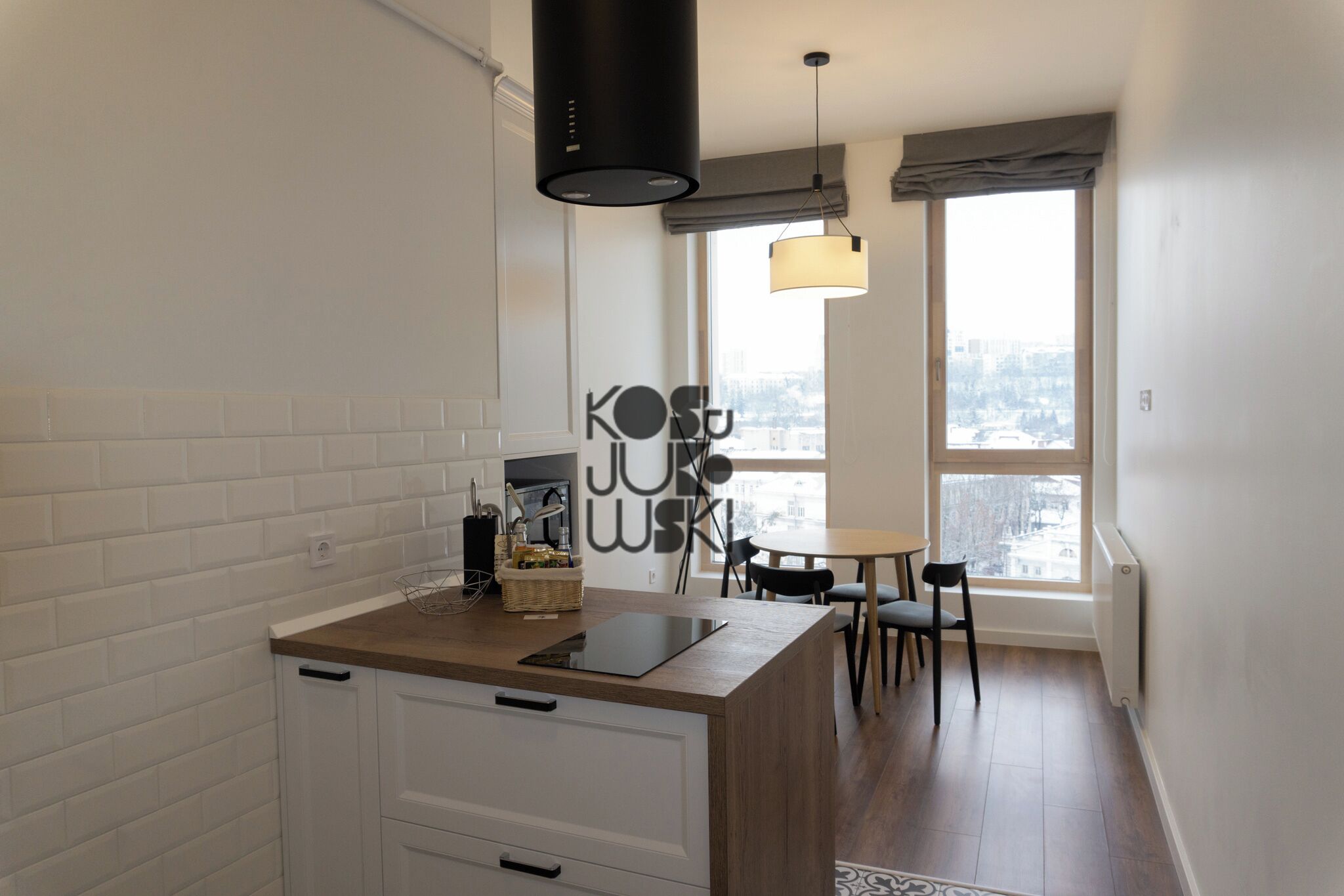 Apartamento Business | Cocina privada | Frigorífico grande, microondas, lavavajillas y hervidor eléctrico