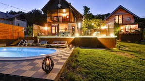 Family House, 2 Bedrooms, Balcony, Mountainside (Twin Oasis Retreat with Pool & Spa) | Pool | Seasonal outdoor pool - Twin Oasis Retreat With Pool & Spa (Sveti Ivan Zelina)
