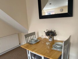 Apartment | Private kitchen | Fridge, microwave, oven, stovetop