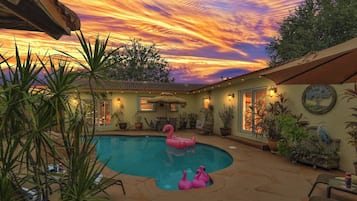 Una piscina riscaldata