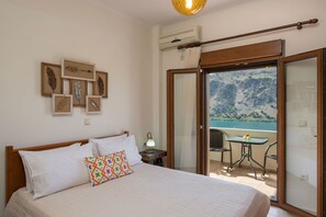 2 bedrooms, in-room safe, iron/ironing board, travel cot