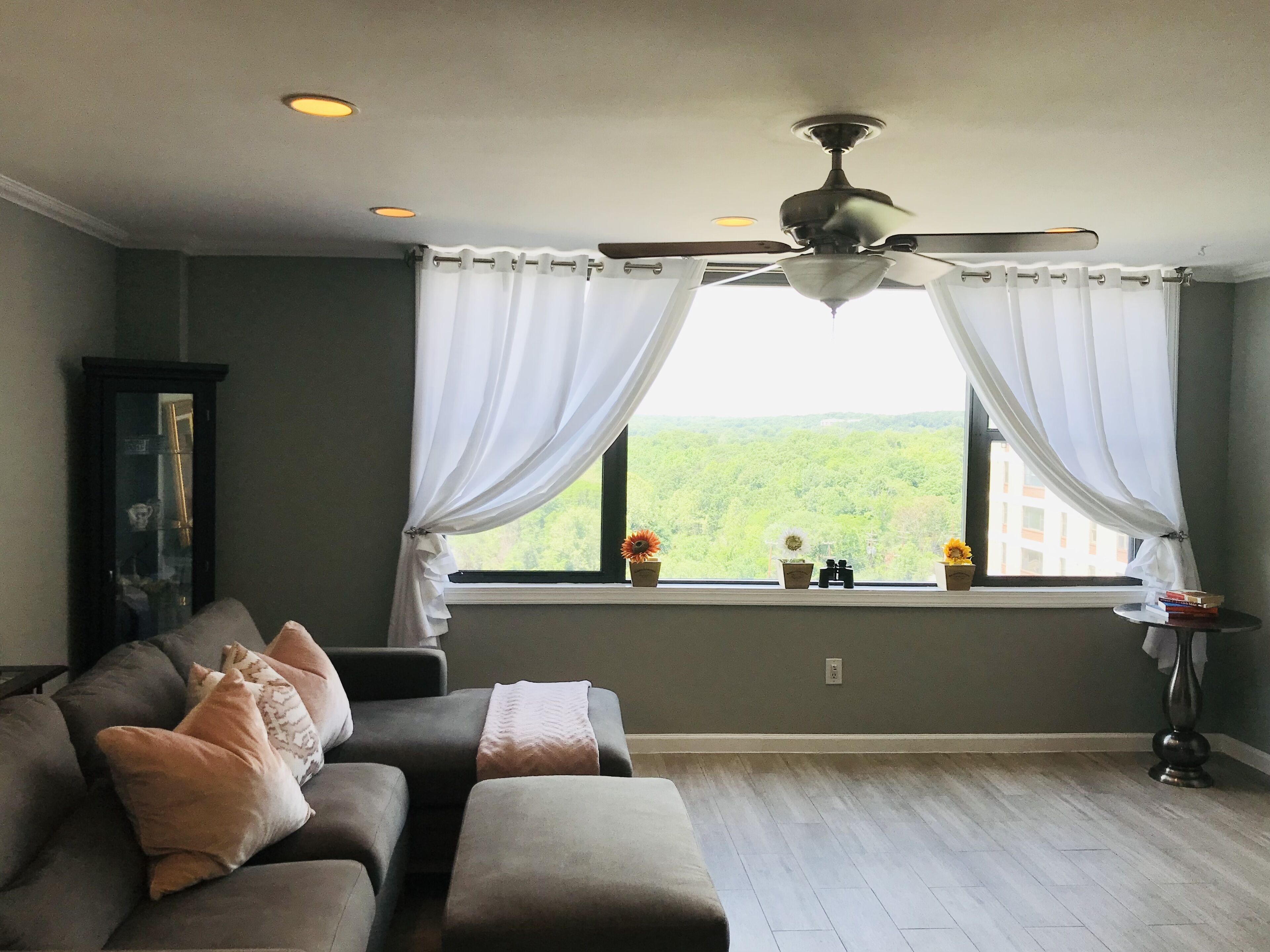 Panoramic window in the Living room!