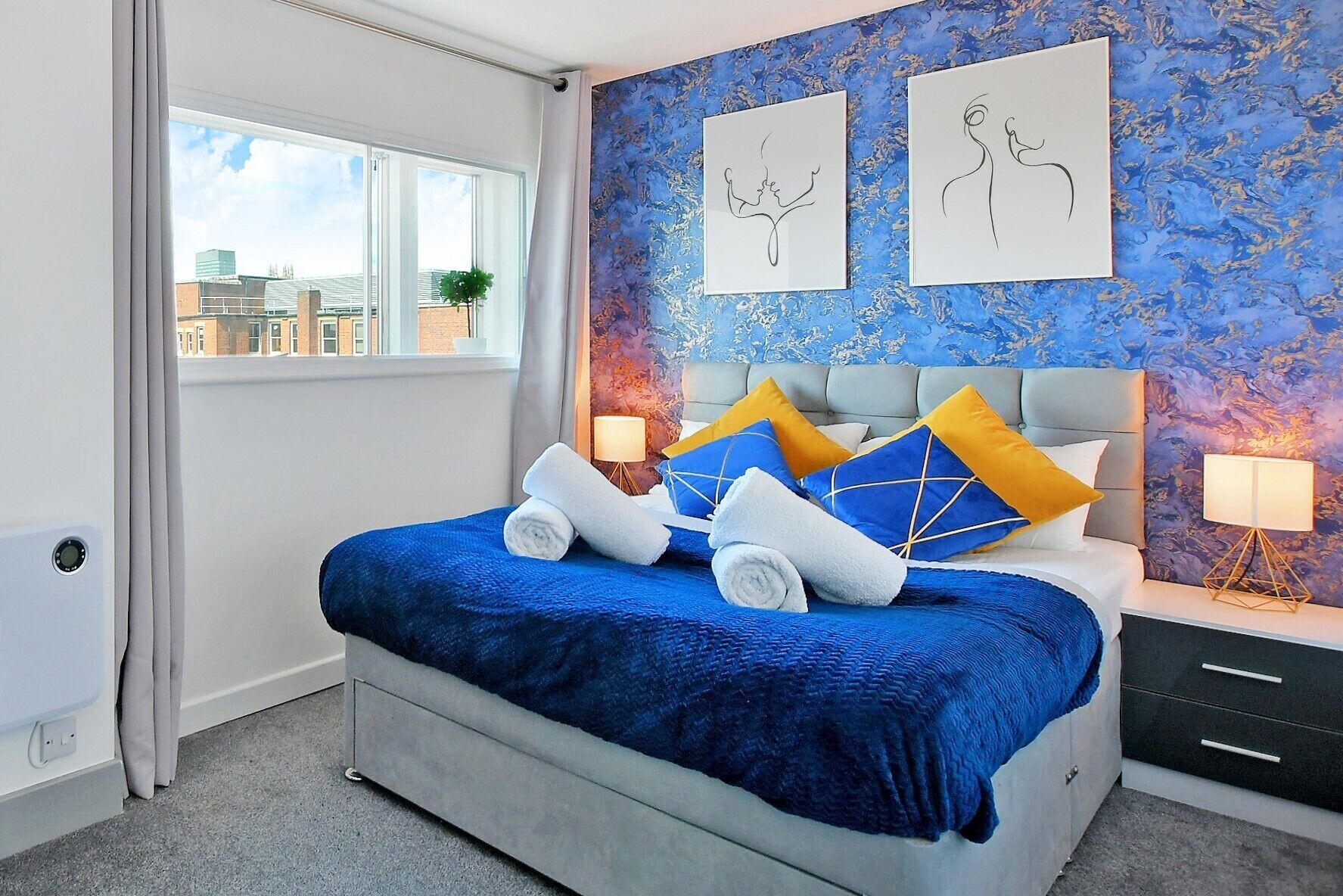 2 bedrooms, desk, iron/ironing board, free WiFi