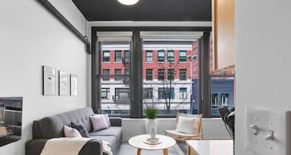 Trendy & Spacious Suite | Walk to Riverfront Park!