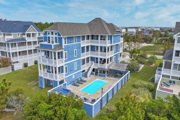 Exterior - Oceanview Home w/ Private Pool, Elevator, Hot Tub, Media Room, Game Rooms (Salvo)