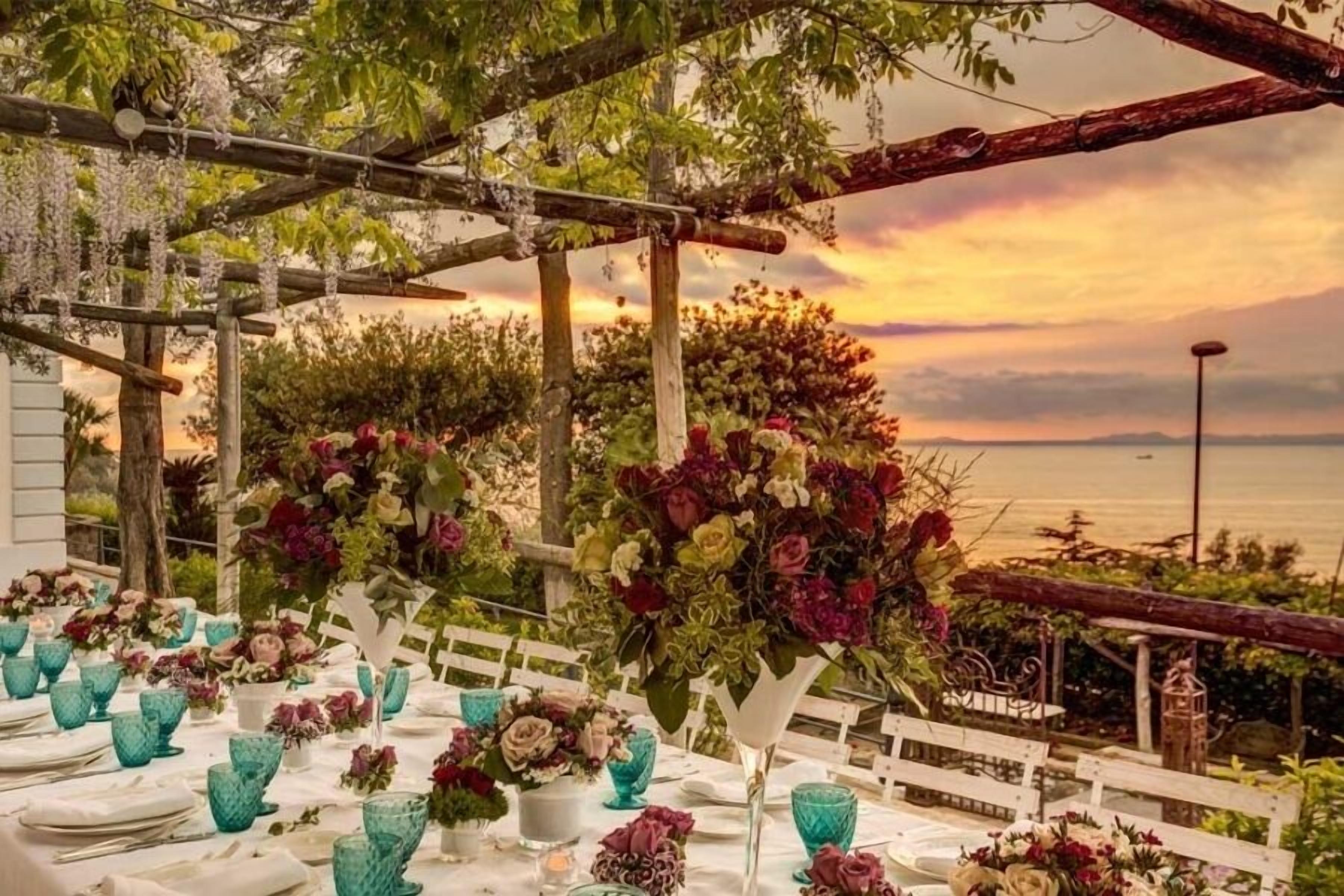 Espace banquet en plein air