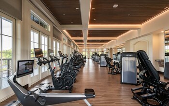 Fitness center at Camp Creek Inn