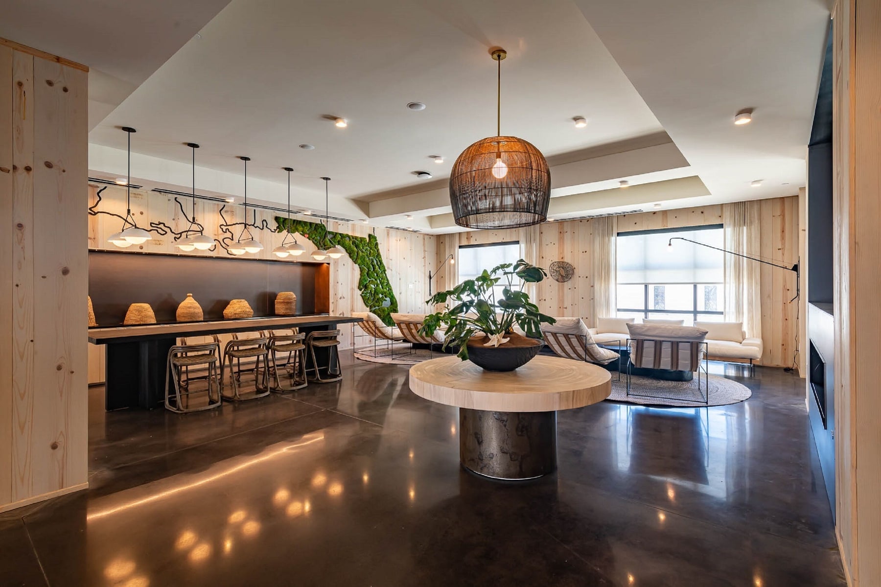 Lobby sitting area