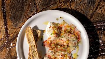 Daily buffet breakfast (EUR 35 per person)